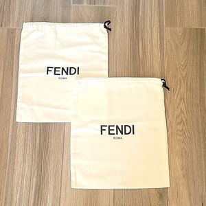 Set of Fendi Drawstring Dust Bags
